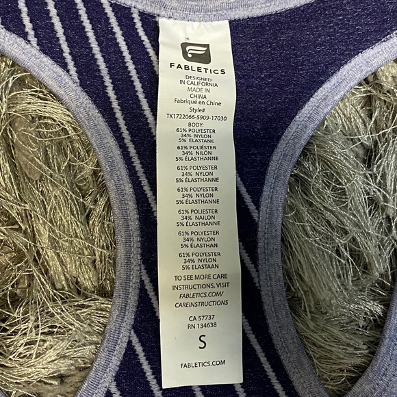 Fabletics Lavender Purple Racerback Tank Top - Picture 6 of 6